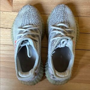 Gray and White Sneakers